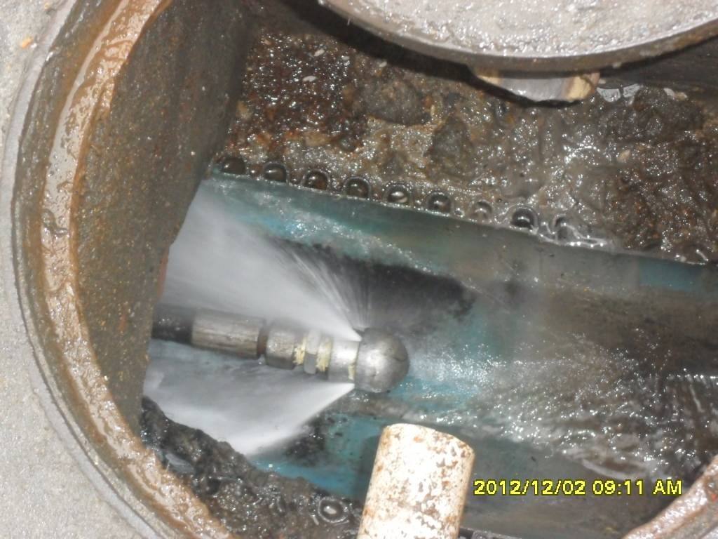洮北污水管道高压清洗